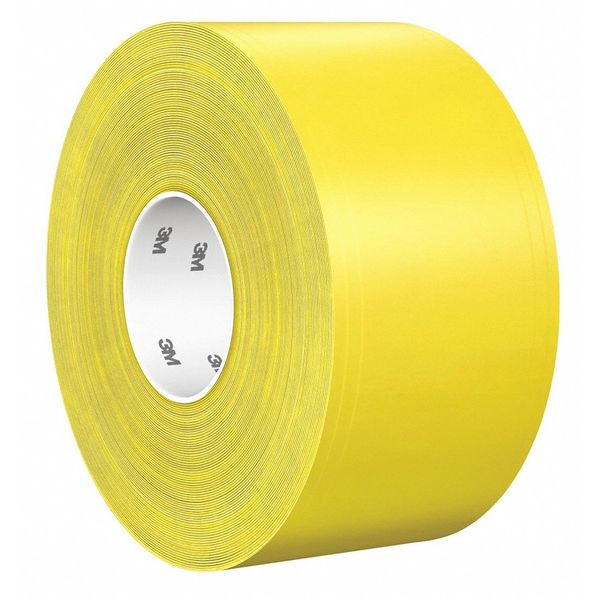 3M 4" Solid Yellow Floor Marking Tape 971