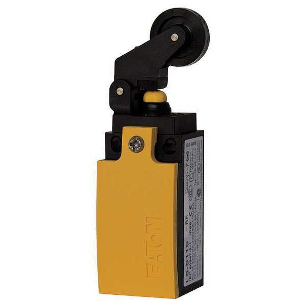 Eaton Limit Switch, Plunger, Roller Lever, 1NC/1NO, 4A @ 400V AC, Actuator Location: Top LS-S11S-LB
