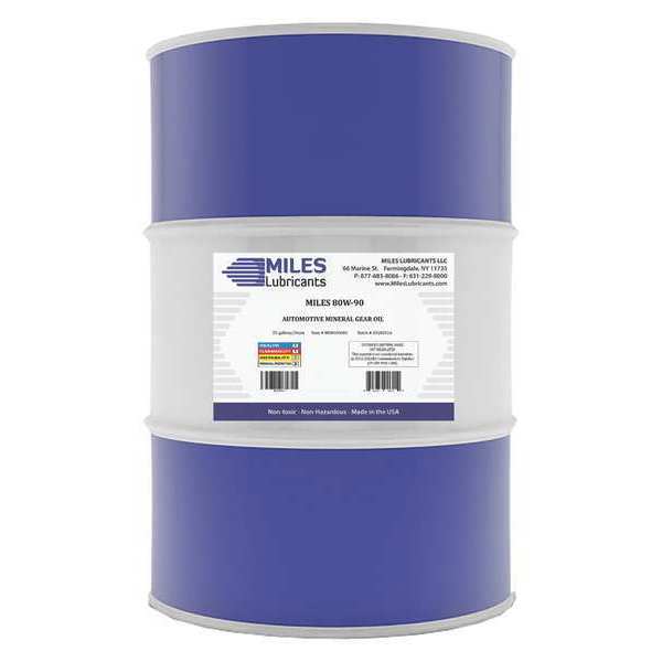 Miles Lubricants 55 gal Gear Oil Drum Not Specified ISO Viscosity, Not Specified SAE M00600601