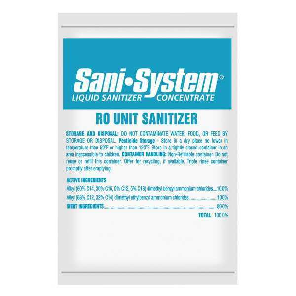 Sani-System Liquid Sanitizer Concentrate, 0.25 fl. oz SS100ROS