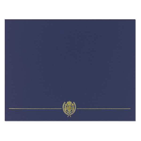 Great Papers Certificate Cover, Navy/Gold, 12 in. H, PK5 038949