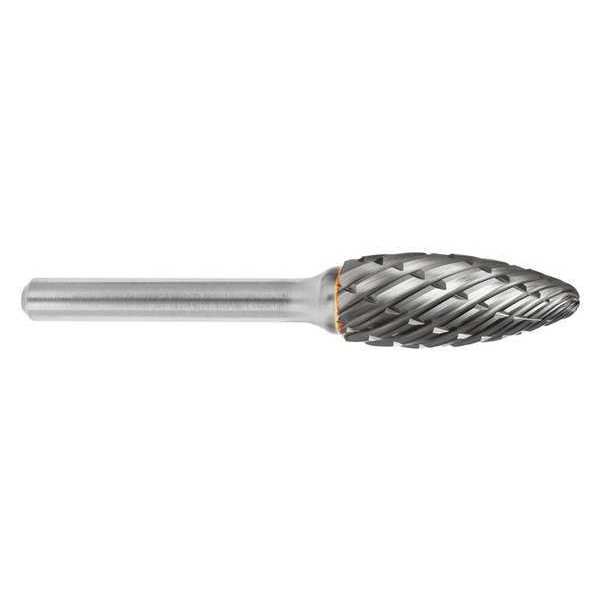 Sgspro Carbide Bur, Double Cut, 1-1/4in Cut L, SH5 19371