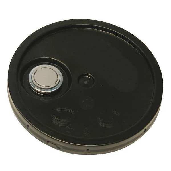 Zoro Select Lid, Black, Spout w/Tear Tab, 1-3/16 in. H ROP2100CVR-FTT-BK