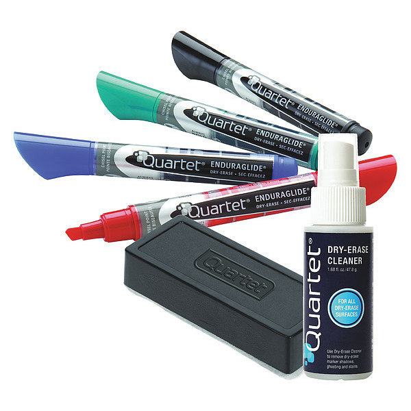 Quartet Dry Erase Marker Set, Chisel Tip, Assorted Colors, PK4 5001M-4SKA
