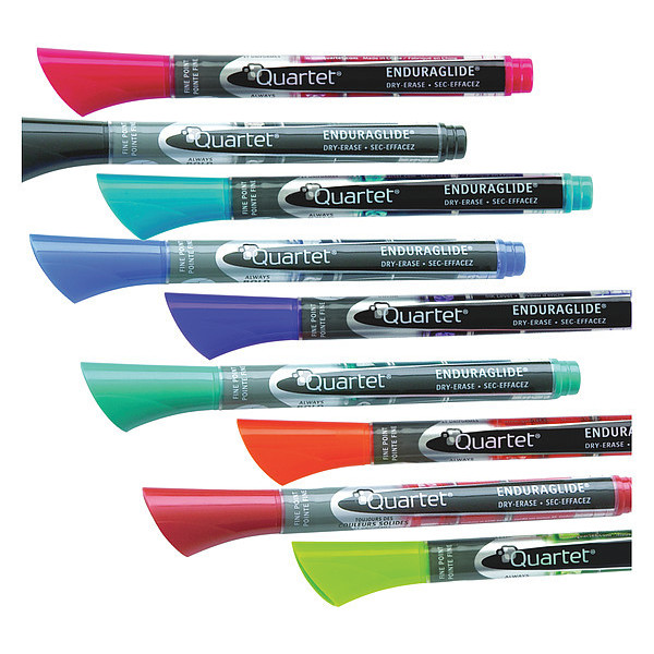 Quartet EnduraGlide Dry-Erase Markers, Fine Tip, Assorted Classic & Neon  Colors, 12 Pack 