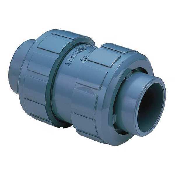 Asahi 1" Socket PVC Ball Check Valve 1210010