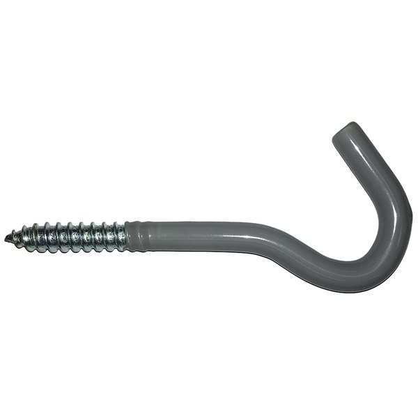 Zoro Select Tool Hook, Vinyl, 5/16 in. H 49GV51