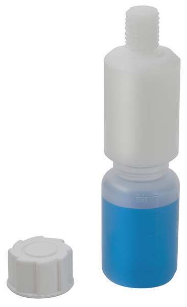 Zoro Select Bottle Attachment, HDPE, Natural White 107035-0009