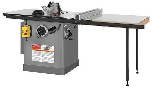 Dayton Corded Table Saw 12 in Blade Dia., 50 in 49G997