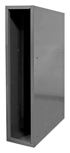 Durham Mfg 18 ga. Cold Rolled Steel Storage Cabinet, 8-1/2 in W, 34-3/4 in H, Stationary 581-95