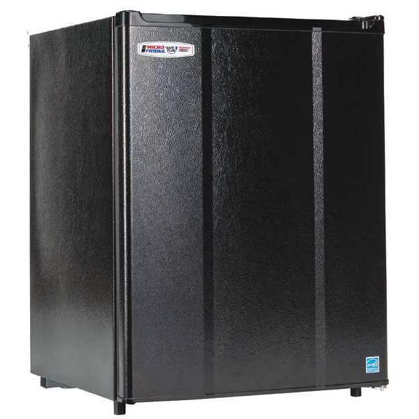 Microfridge Compact Refrigerator, Black, 19-53/64in D, 2.3cu ft 2.3MF4R