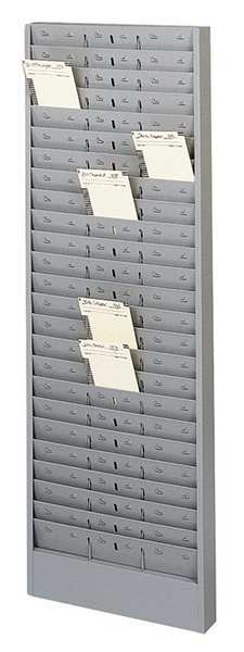 Buddy Products Time Card Rack, 25 or 75 Cards, 40-3/16"H 0805-1