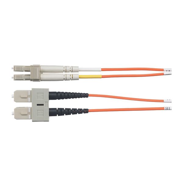 Hubbell Premise Wiring Fiber Optic Patch Cord, Orange, 16.40 ft. DFPCLCSCC5MM