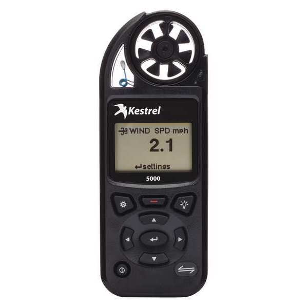 Kestrel Environmental Meter, Blk, 0.3 to 48.87" Hg 0850BLK