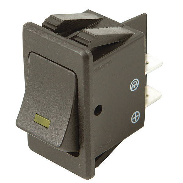 Battery Doctor Rocker Switch, 1/4" Male Terminal, Black 20530