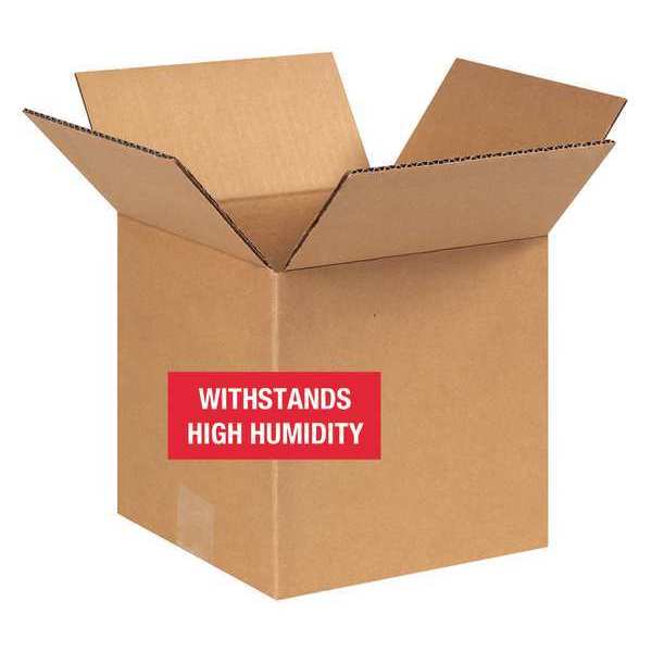 Partners Brand Weather Resist Corr Boxes, W5C, 8"x8"x8", Kraft, PK25 888W5C