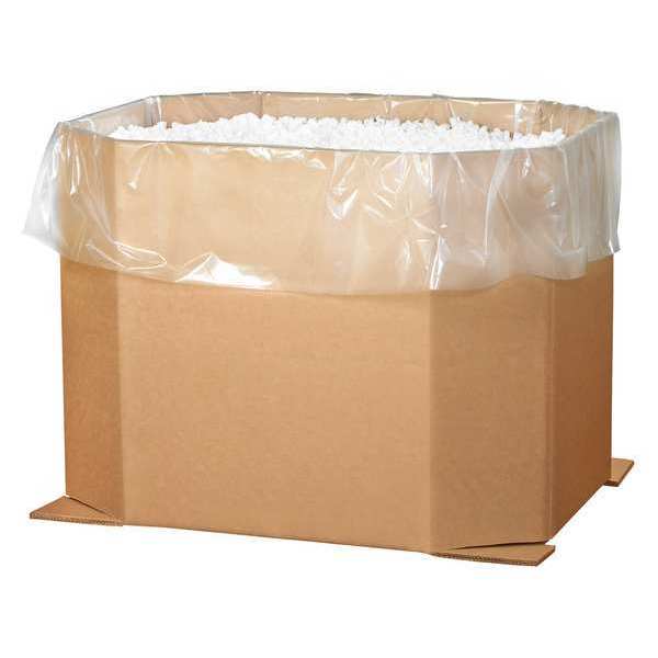 Partners Brand Triple Wall Octagon Bulk Bins, 46" x 38" x 24", Kraft, 5/Bundle 463824OCT