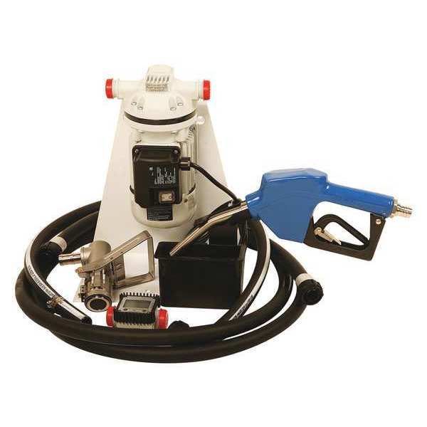 Liquidynamics Electric Operated Drum Pump, 115VAC, 8 Max. Flow Rate , 1/10 HP, Polypropylene, 3/4" Inlet DS15H20TASXXRSV