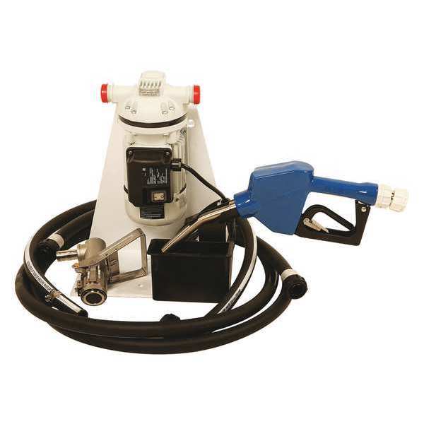 Liquidynamics Electric Operated Drum Pump, 115VAC, 8 Max. Flow Rate , 1/10 HP, Polypropylene, 3/4" Inlet DS15H20XAPXXRSV