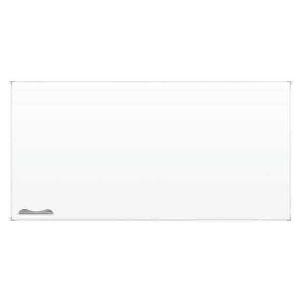 Best-Rite 48"x144" Magnetic Porcelain Whiteboard, Silver Frame 2029M