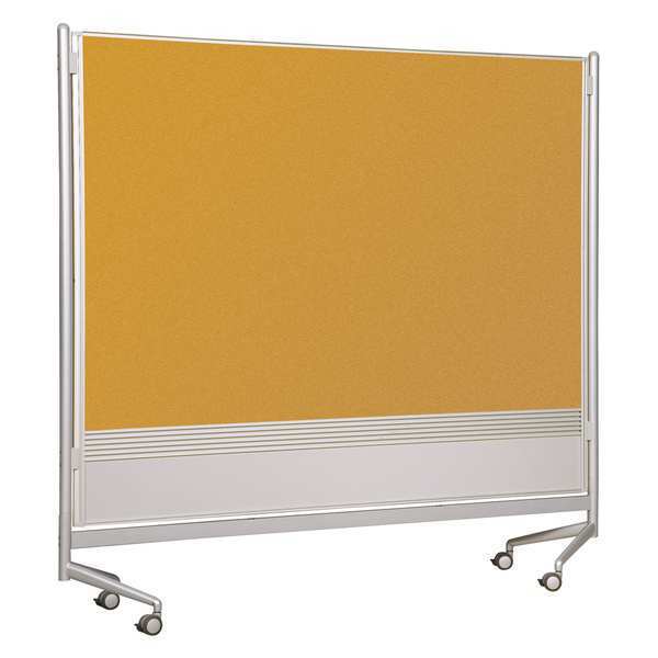 Best-Rite Room Partition, HPL/Cork, 6 ft H x 4 ft. W 661AD-HC