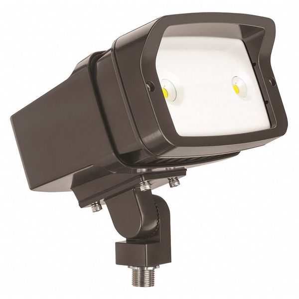 Lithonia Lighting LED Floodlight, 23W, 2137 lm, Knuckle Mnt OFL1 LED P1 50K MVOLT THK DDBXD M4