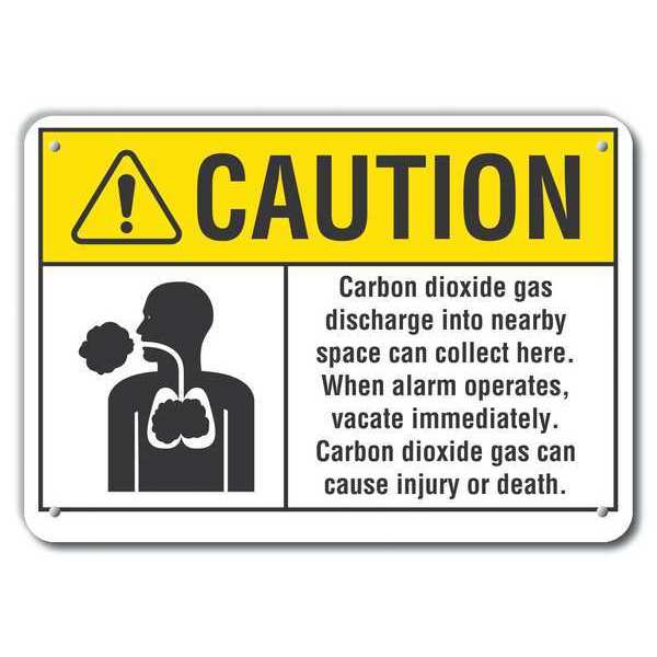 Lyle Caution Sign, 7 in H, 10 in W, Vertical Rectangle, English, LCU3-0093-RA_10x7 LCU3-0093-RA_10x7