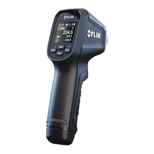 Flir Infrared Thermometer, LCD, -22 Degrees  to 1202 Degrees F, Single Dot Laser Sighting TG56-NIST