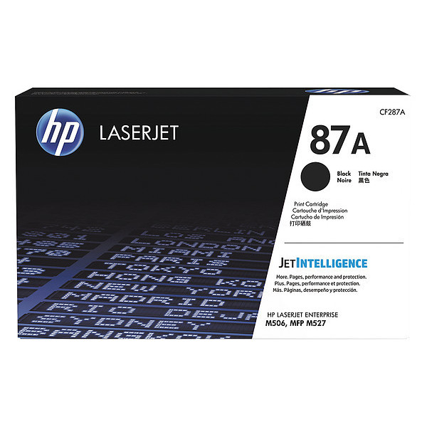 Hp Toner Cartridge, Black, Max. 9000 CF287A