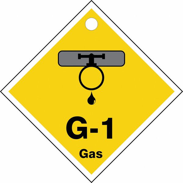 Accuform Energy Source ID Tag, 2-1/2" H, Plastic TDK401VPE