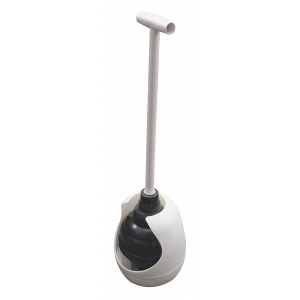 Korky Plunger and Holder, 1-3/16 in. L, Plastic 95-4A