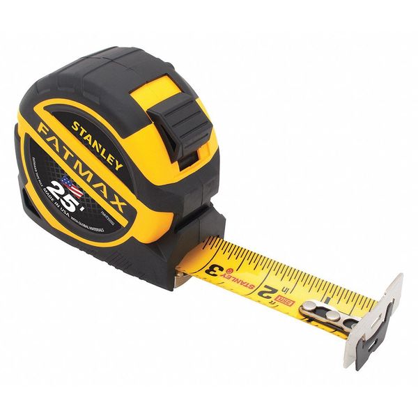 Stanley 25 ft Tape Measure, 1 1/4 in Blade FMHT33502S