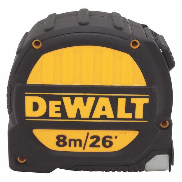 Dewalt 26 ft/8m Tape Measure, 1 1/4 in Blade DWHT33991S