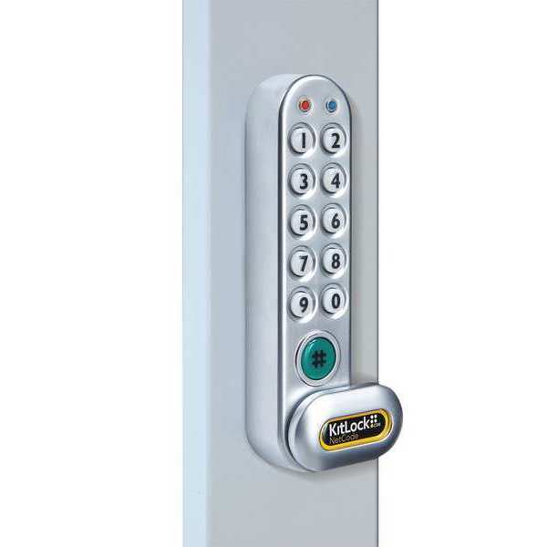 Codelocks Electronic Lock, Non-Handed, Keypad KL1060SG-NC