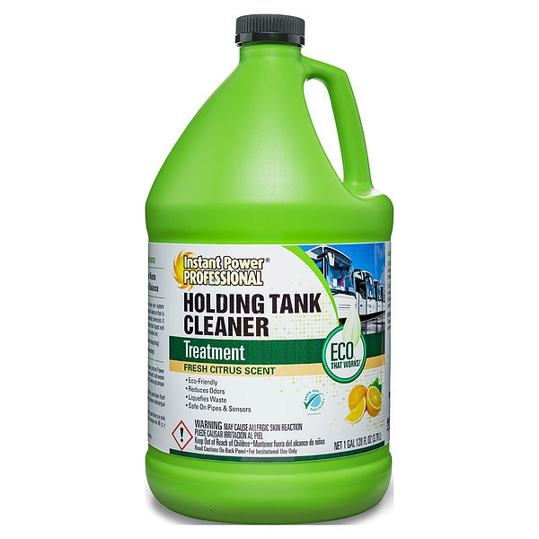 Instant Power Professional Holding Tank Cleaner And Treatment, 1 Gal Jug, Liquid, Clear Orange 8871