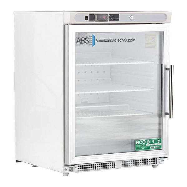 American Biotech Supply Refrigerator, Undercounter, 4.6 cu. ft., 5A ABT-HC-UCBI-0404G-ADA-LH