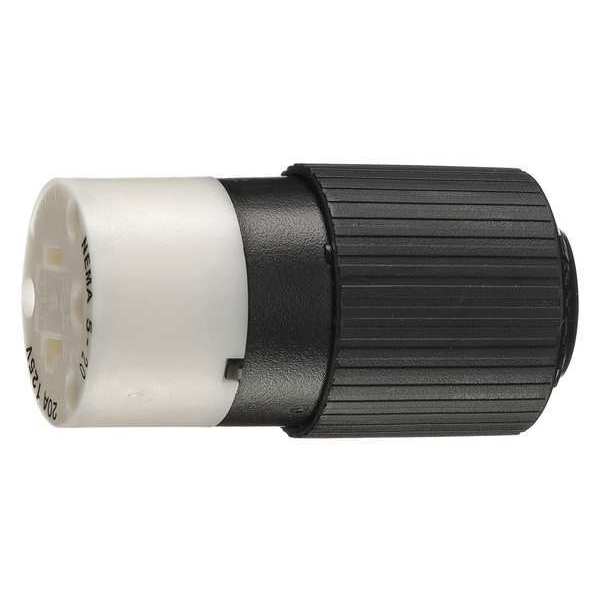 Zoro Select Blade Connector, Black/White, 20A BRY5369NC