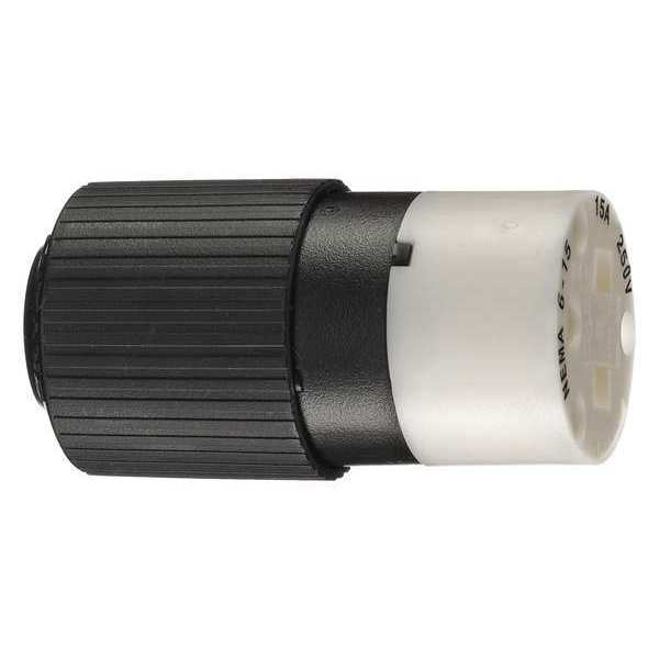 Zoro Select Blade Connector, Blk/Wht, 15A, Industrial BRY5669NC