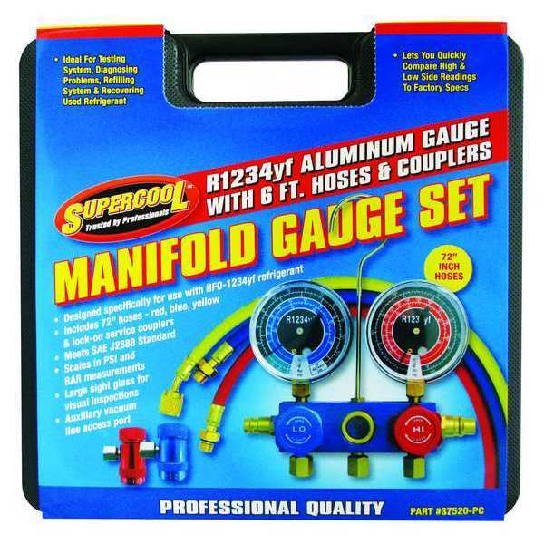 Supercool Mechanical Manifold Gauge Set, Type Auto 37520-PC