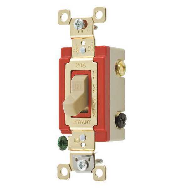 Zoro Select Light Wall Switch, Clear, 20A, 3-Way Switch 4903PLC120