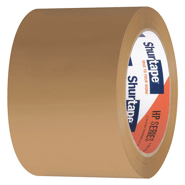 Shurtape Carton Sealing Tape, Tan, 72mm W, PK24 HP 500
