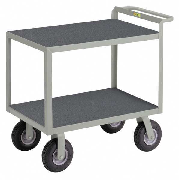 Little Giant Instrument Cart with Flush Metal Shelves, Steel, Flat, 2 Shelves, 1,200 lb G-3048-9PM