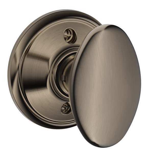 Schlage Antique Pewter Dummy Knob Lockset, Siena F170 SIE 620