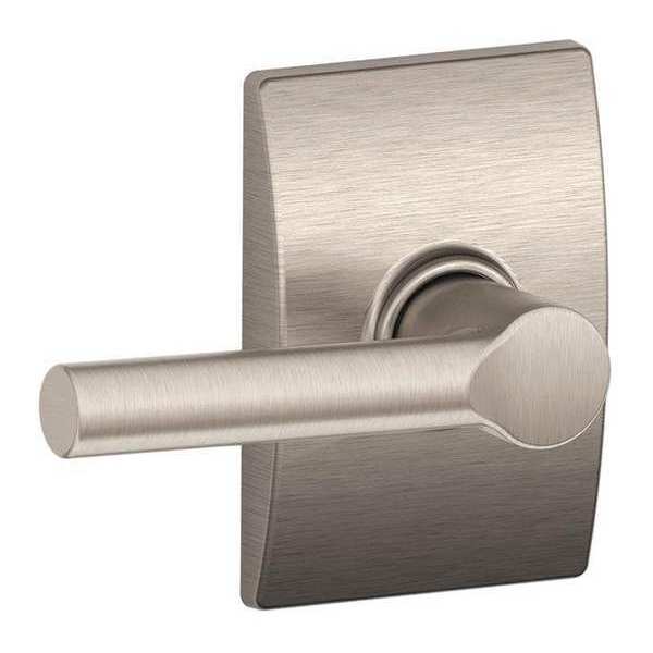 Schlage Lever Lockset, Mechanical, Passage, Grd. 2 F10 BRW 619 CEN