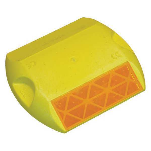 3M Pavement Marker, Yellow, 4" L, PK100 RPM-291-Y