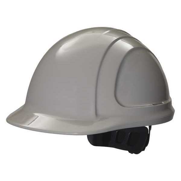Honeywell North Front Brim Hard Hat, Type 1, Class E, Ratchet (4-Point), Gray N10R090000