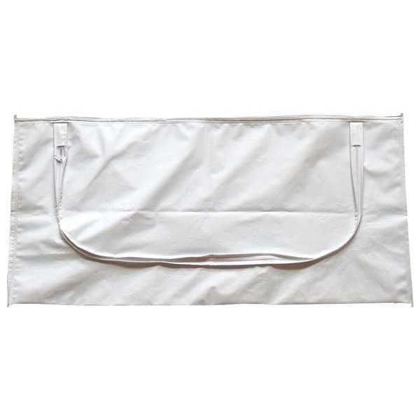Classic Plastics Body Bag, 1/2" H x 28" L, White, PK24 BBINFANT