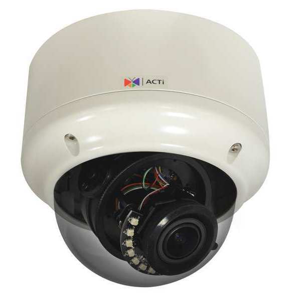 Acti IP Camera, Outdoor, 5-1/2" D, IP66 Rating A82