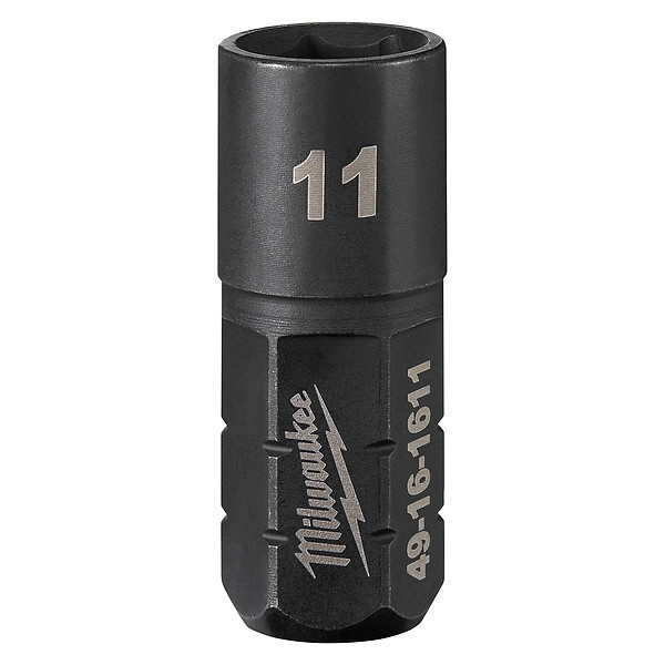 Milwaukee Tool Not Applicable Drive Impact Socket 11 mm Size, Short Socket, Black Oxide 49-16-1611