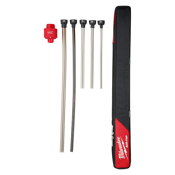Milwaukee Tool AIR-TIP Long Reach Flexible Micro Hose Attachment Set for Wet/Dry Vacuums 49-90-2037